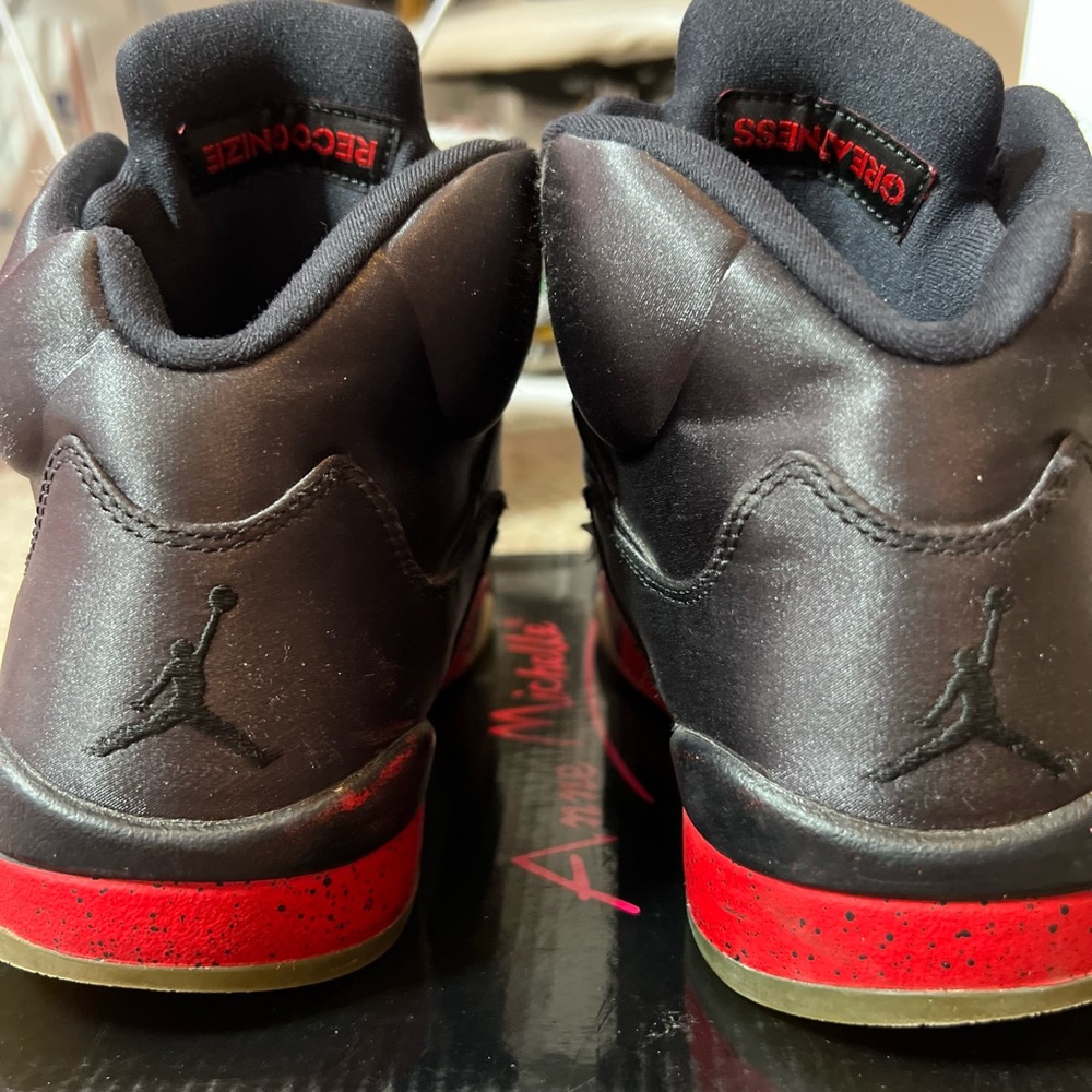 Jordan Sneakers Black and Red